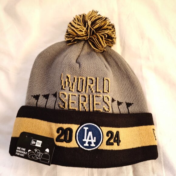 New Era 2024 Los Angeles Dodgers Beanie Locker Room Knit Hat World Series NLCS - Picture 1 of 13
